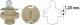 Lyspære, instrumentbelysning - 002053200000 MAGNETI MARELLI - 009600790000, 007-997-141, 12627